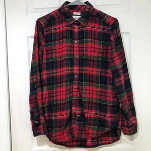 American Eagle Boyfriend Fit Flannel Button Up
